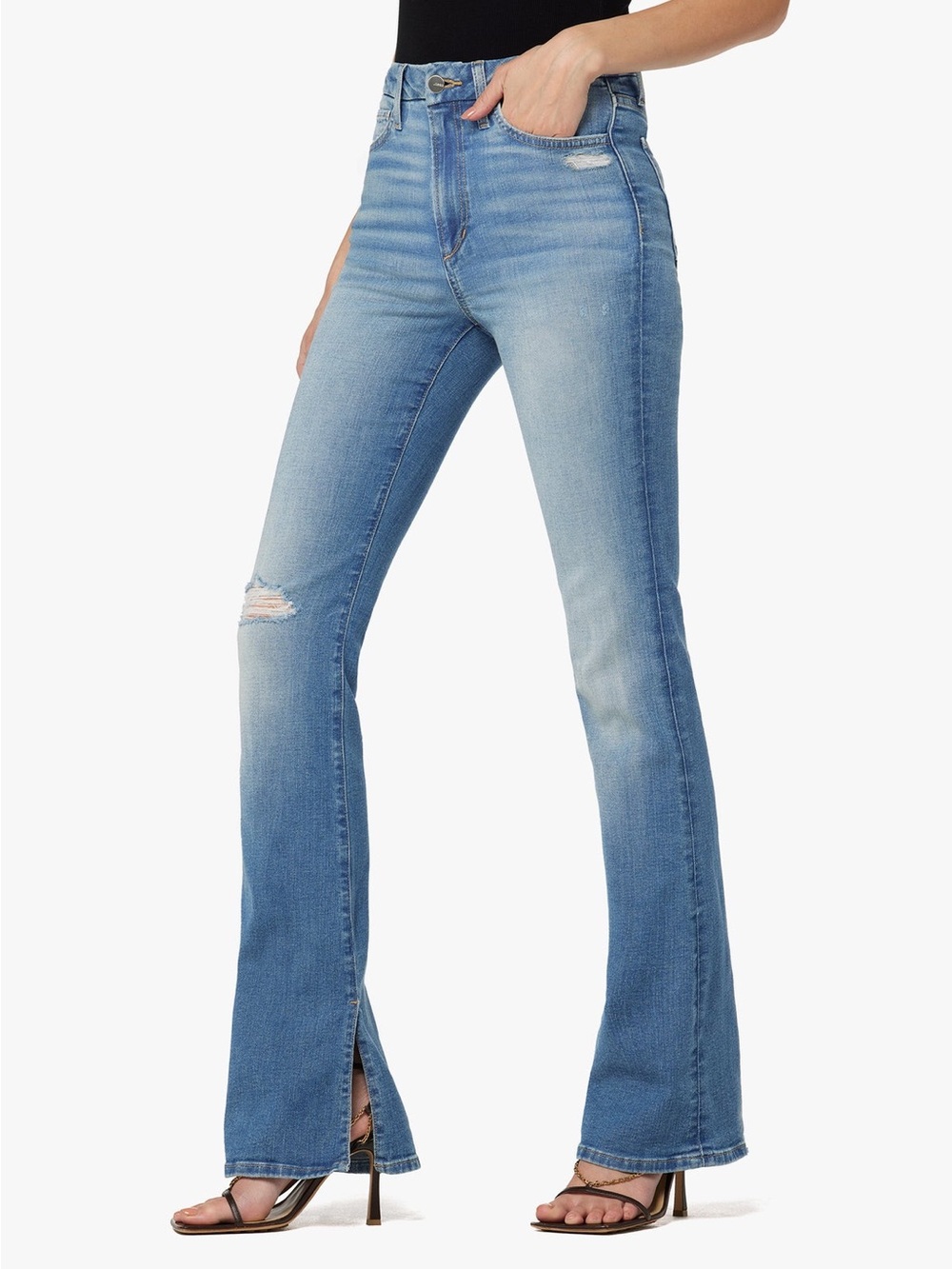 Joe’s Jean Hi Honey Curvy Bootcut Jean size 32 in Lovelight Destruct - NWT